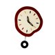 thumbnail image 4 of Reloj de pared colgante, único, resistente, moderno, contemporáneo, decorativo. 46cmx30cm, 4 of 9