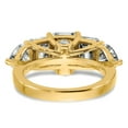 thumbnail image 6 of 14k Yellow Gold Engagement Ring Moissanite Size 8.5, 6 of 8