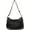 Black, variant on Women's Retro Large Canvas Denim Shoulder Bag Denim Crossbody Handbags Casual Style Lightweight Tote Purse