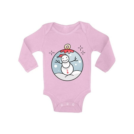 

Awkward Styles Ugly Xmas Baby Outfit Bodysuit Christmas Snowman Baby Romper