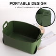 thumbnail image 3 of Laklulu Cestas de regalo para organizador de bandejas de valet – Caja organizadora de cuero para hombres y mujeres – Accesorios de joyería bandeja de tocador para mesa de escritorio, 3 of 5
