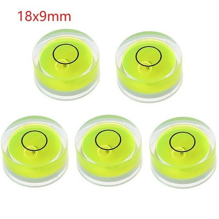 

5PCS Small Bubble Spirit Level Acrylic+plastic Circular Mini Bullseye Bubble