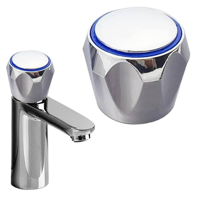 Liquidation! Yuehao Tête de Robinet de Remplacement Argentée pour Salle de Bain Cuisine Robinet/poignée Pièces de Réparation de Robinet de Salle de Bain Panier Pièces de Réparation de Robinet de Salle de Bain
