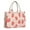 Strawberry Plants Fruit-3, variant on Large Capacity Tote Bag,Strawberry Plants Fruit Leaf Yellow Pattern Handbag Fashion Luxury Tote Bag,15.7"x13"x 5.1" Inches,Laptop Compatible