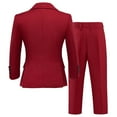 thumbnail image 3 of Boys' Suits Slim Fit 3 Piece, Adjustable Waist, Boys Formal Suit with Jacket, 3 of 4