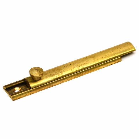 Boat Surface Mount Sliding Latch | 4 x 3/4 Inch Brass