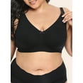 thumbnail image 6 of Festnight Women Plus Size Bra Full Coverage Wirefree Comfort Bralettes, 6 of 7
