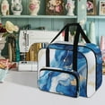 thumbnail image 2 of ZIATUBLE Marble Stripes Sewing Machine Tote Bag Large Capacity Sewing Machine Cases Stain Resistant Carry Case with Storage Pockets and Handles Easy to Clean Sewing Thread Case, 2 of 7