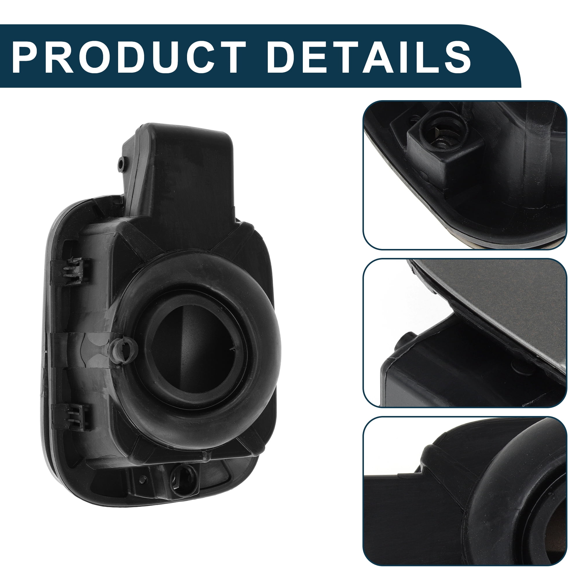 Unique Bargains Fuel Tank Door Cap for Volkswagen Jetta 2012-2018 Filler Flap Cover Gray