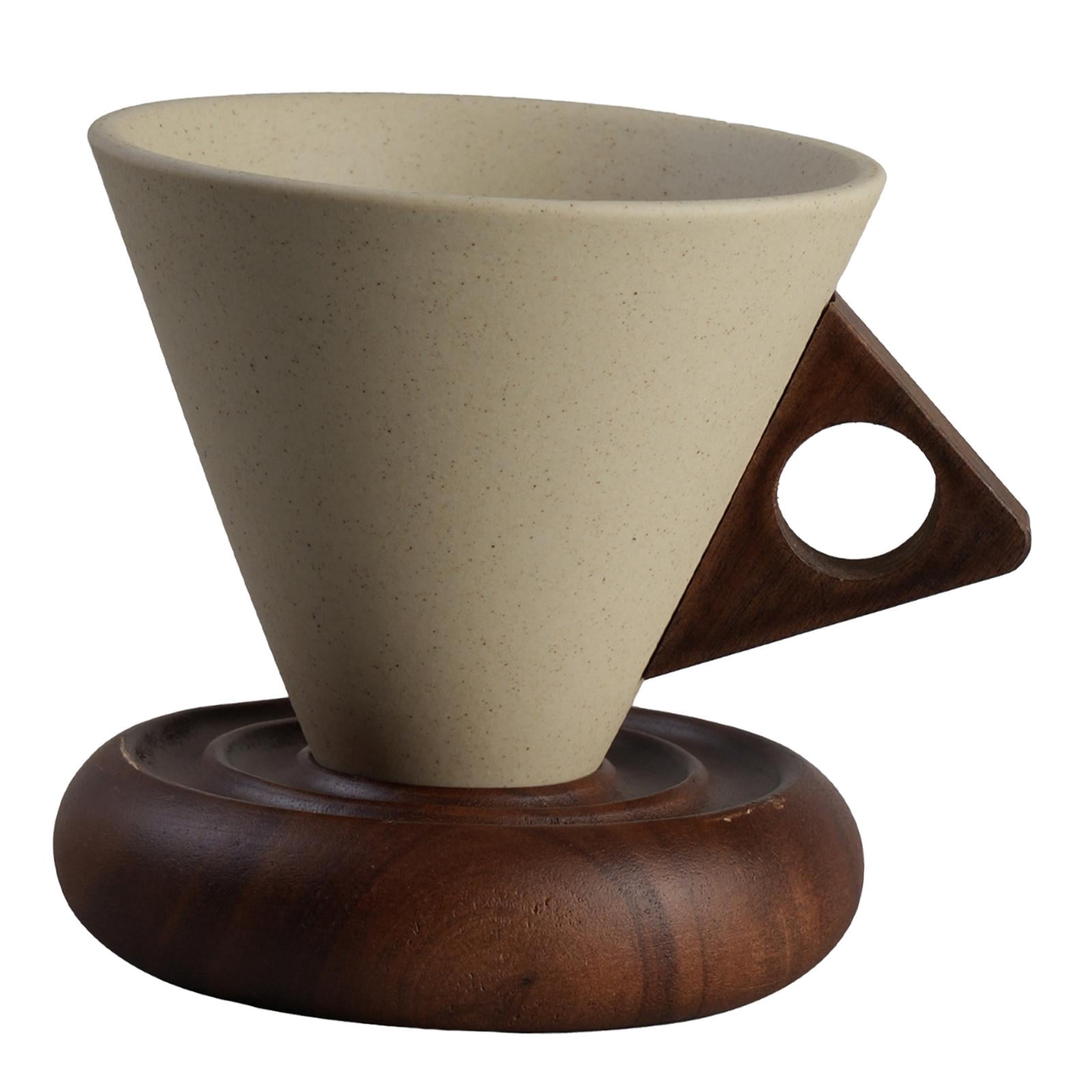 Coffee Mug Cappuccino Cup Espresso Cup Durable Ceramic with Handle for Afternoon Tea Office and Home Use