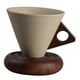 thumbnail image 4 of Taza de café de cerámica con platillo, taza de espresso, regalo de inauguración de la casa, café de mediados de siglo L, 4 of 9