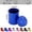 Blue, variant on Portable Tea Canister Aluminum Storage Tin Travel Tea Container