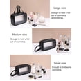 thumbnail image 2 of Lazer Makeup Travel Pouch Set of 3 | Cosmetic & Toiletry Organizer Bags for Brushes and Travel Essentials – Black, 2 of 9