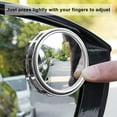 Car Rear View Mirror Selfadhesive Rear View Mirror Thick Wide Angle