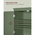 thumbnail image 4 of Gabinete de almacenamiento de piso para baño VASAGLE Forest Green UBBC551C01, 4 of 8