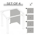 thumbnail image 4 of Outsunny 10' x 10' Universal Gazebo Sidewall Set with 4 Panels, Hooks/C-Rings Included for Pergolas & Cabanas, Light Grey, 4 of 10