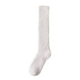 thumbnail image 1 of Winter Stocking Stocking Lady Stocking Striped Candy Coloured Coral Stocking With Thick Warm Floor, 1 of 5