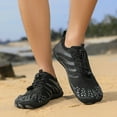 thumbnail image 7 of Summer Womens Five Toe Water Shoes Swimming Wading Yoga Beach Quick Dry Barefoot Non Multifunctional Outdoor Footwear Black 39, 7 of 7