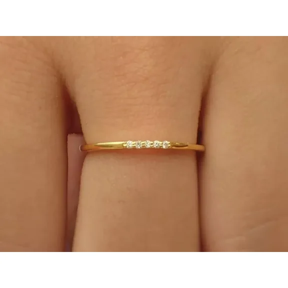 1 Ct Round Cut Lab Created Diamond Engagement Band 14k White Gold Plated