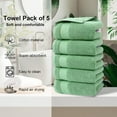 thumbnail image 4 of EUDIDV 2025 Microfiber Bath Sheets & Towels Set - Ultra Soft, Super Absorbent & Quick Dry, Lightweight Large Towels for Spa/Yoga/Gym, 4 of 7