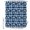 Denim Blue White, variant on Grey White Leaves Shower Curtains for Bathroom, Spring Pastoral Rustic Botanical Waterproof Fabric Shower Curtain, Decorative Bathroom Curtain for Bathtub, 72"x72" , No Hooks Included