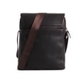 thumbnail image 5 of VELEZ Dark Brown Top Grain Leather Bag For Men Small Vintage Crossbody Purse, 5 of 5