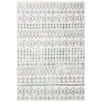 SAFAVIEH Mercer Everitt Distressed Area Rug, Ivory/Grey, 5'3" x 7'6"