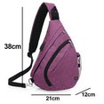thumbnail image 2 of Crossbody Backpack: Over Shoulder Daypack Casual Cross Chest Side Pack, 2 of 5