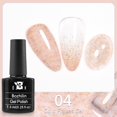 thumbnail image 1 of BOZLIN-Gel de purpurina para uñas, esmalte semipermanente para capa superior de uñas, Color rosa y Nude, 7,3 ml, 1 of 4
