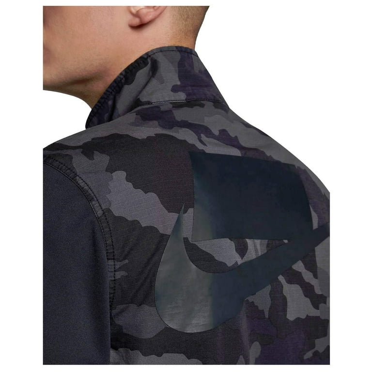 Nike Men s Sportswear NSW Camo Jacket Medium Dark Obsidian Walmart