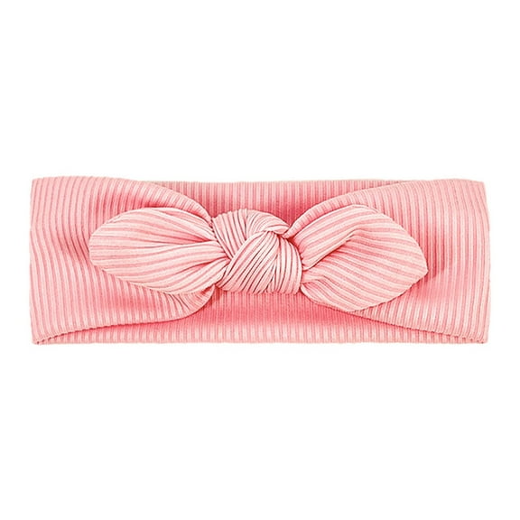 EnJoCho Toddler Baby Boys Girls Solid Stretch Hairband Cute Bow Headwear Kids Cute Fashion Home Outing Cute Clothes Accessories