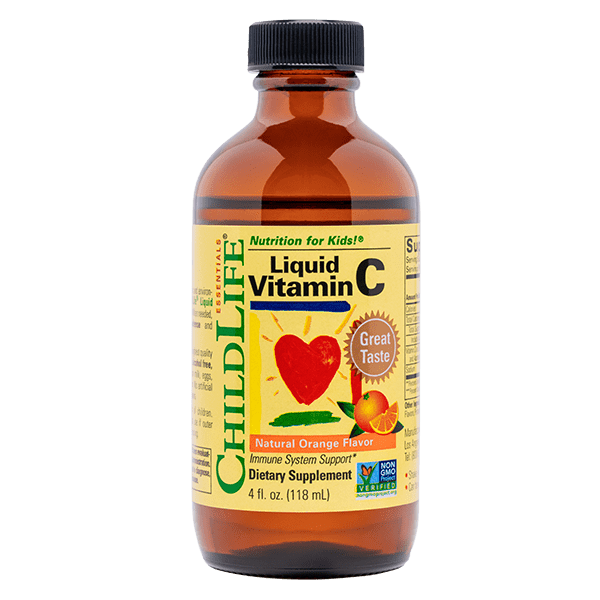 ChildLife | Vitamina C líquida, Naranja natural, 118,5 ml (4 oz).