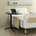 thumbnail image 4 of Costway Mobile Standing Desk Pneumatic Adjustable Overbed Table Rolling Laptop Cart, 4 of 10