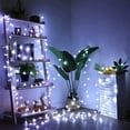 thumbnail image 6 of Lapalife 2 Pack Snowflake Christmas String Lights, 9.8Ft 20LEDs Battery Operated Waterproof Fairy Lights for Bedroom Party Home Christmas Tree Xmas Decor, 6 of 7