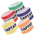 thumbnail image 1 of STRANDCHIC 5 Pcs Brassards de Capitaine de Sport Élastiques Ajustables pour Équipes de Football, 1 of 6