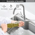 thumbnail image 7 of Coolnut 2 Pack Faucet Mat Splash Guard for Kitchen Sink, Golden Glittering 14x5 Inch Super Absorbent Microfiber Sink Protector Mat, Kitchen Sink Mat Machine Washable Kitchen Sink Accessories, 7 of 7