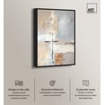 thumbnail image 2 of Expectations Boho Abstract Warm Color Canvas Wall Art by Art Remedy, Black Floater Frame, 10"x15", 2 of 7