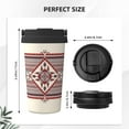 thumbnail image 3 of Goofa Fashion Tatreez for Insulated Travel Coffee Mug Spill Proof Leak Proof 16 OZCoffee Tumbler Reusable Coffee Cups with Lids Thermos for Hot and Cold Drink, 3 of 8