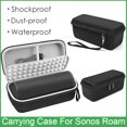 thumbnail image 2 of Carrying Case For Sonos Roam Hardshell Portable Speaker Carrying Storage Case EVA Storage Box Waterproof Speaker Protective Case Black, 2 of 6