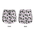 thumbnail image 5 of Lsque Cute Animal with Cow Printed Women's Running Shorts with Liner Pockets,Elastic Quick Dry Workout Athletic Gym Yoga Shorts,Womens High Waist Shorts-Small, 5 of 9