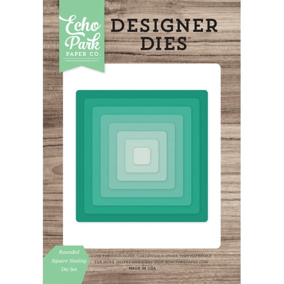 Rounded Square Nesting Large Die Set