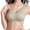 Beige, variant on Sports Women's Bra Women Soft Compression Full Supportive High Impact Yoga Sports Bra Plus Size Fitness, Women's Bra XXL