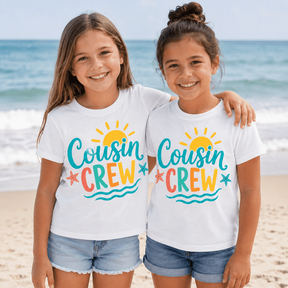 Cousin Crew Shirt, Beach Cousin Crew Matching Family Shirts, Summer Vacation Outfit, Family Reunion Gift for Cousins, Beach Trip Shirt