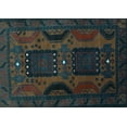 thumbnail image 1 of Ahgly Company Indoor Rectangle Persian Light Blue Traditional Area Rugs, 2' x 4', 1 of 4