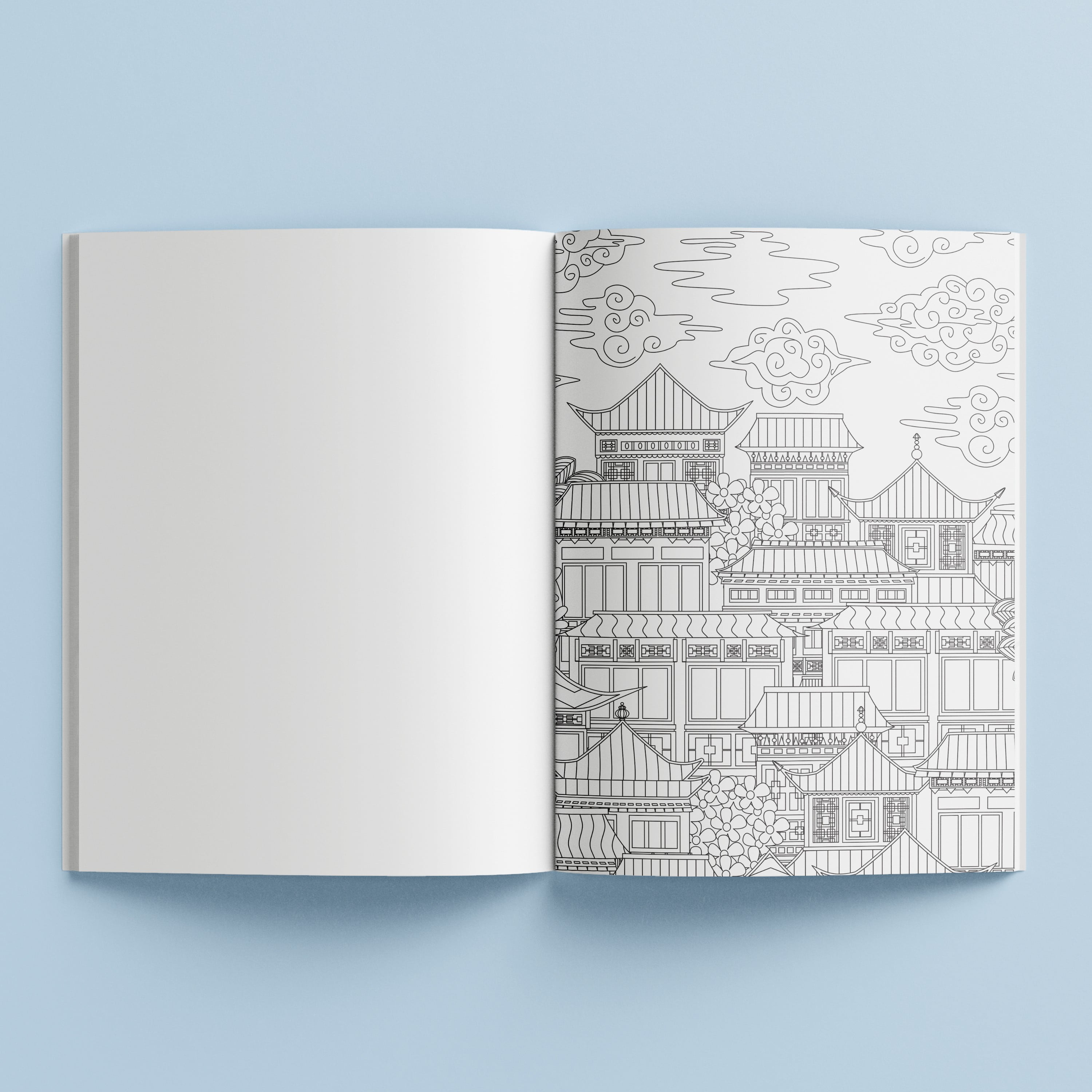 Hinkler Art Maker Iconic Cities Coloring Book, Ages 12 and up, 72 Pages