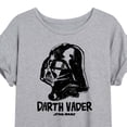 thumbnail image 3 of Star Wars - Sketch Darth Vader - Women's Oversized Tee, 3 of 5