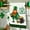 E, variant on St. Patrick's Day Shamrock & Leprechaun Themed Kitchen Towel, 25.9x17.7in "Lucky Me" Green Clover Dish Cloth & Home Decor