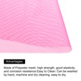 thumbnail image 4 of Uxcell 120cm/46.8inch Mesh Fabric Slightly Stretchy for Backpack Pocket,Netting Bag,Shopping Bag Dark Pink 3yd, 4 of 6