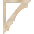 thumbnail image 3 of Ekena Millwork 3 1/2"W x 38"D x 46"H Balboa Slat Smooth Bracket, Douglas Fir, 3 of 4