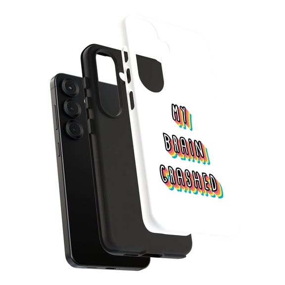 For Samsung Galaxy S21 Plus, Dual-Layer, My Brain Crash Print, USA